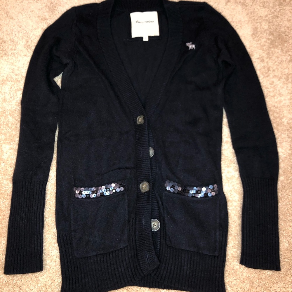 Abercrombie - long cardigan sweater